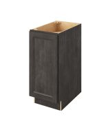 Monaco - 15" Base Full Height, 1 Door, 2 Shelves in Slate MSL-BFH15