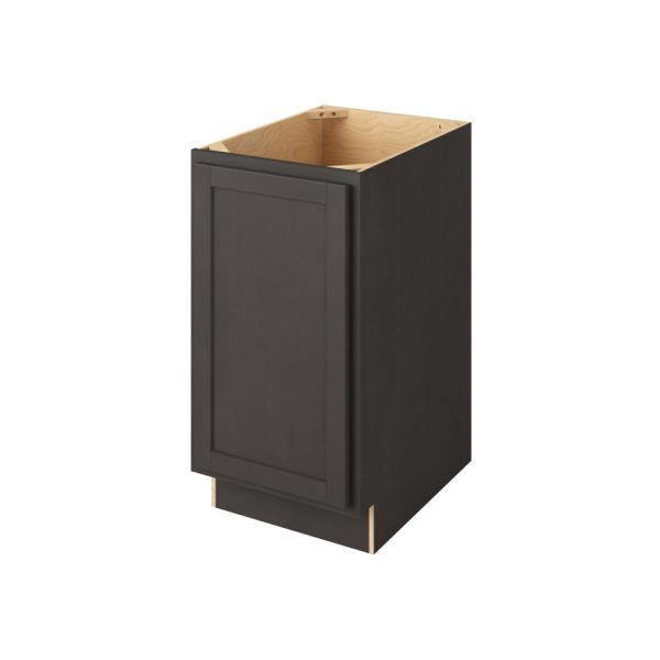 Hudson - 18" Base Full Height, 1 Door, 2 Shelves in Slate HSL-BFH18