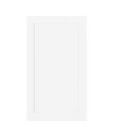 Hudson - 16-1/32" W x 29-9/32" H x 3/4" D Hudson Base Door No Bore - in White HWH-BFH18NB