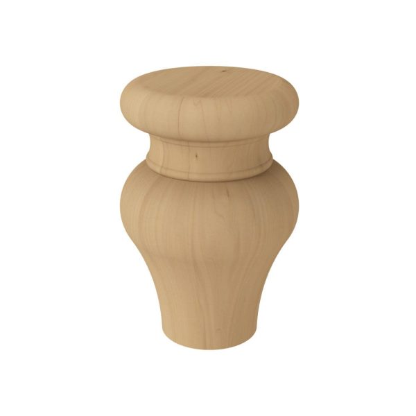 Cooper, Hudson, Monaco - 3-1/4" W x 4-1/2" H x 3-1/4" D Bun Foot - in Sandstone SD-BUNFOOT