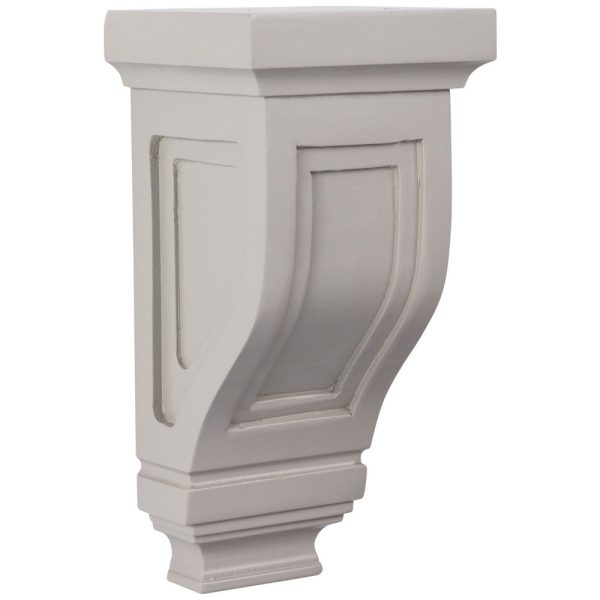 Cooper, Hudson, Monaco - 4-5/8" W x 9-5/8" H x 4-11/16" D Corbel - Basic - in Grey B-PGRY-CORBEL