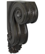 Cooper, Hudson, Monaco - 3-9/16" W x 12" H x 7-3/16" D Corbel - Large Classic Scroll - in Slate LS-SL-CORBEL