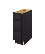 Hudson - 12" Three Drawer Base in Espresso 3-HES-DB12