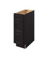 Monaco - 12" Three Drawer Base in Espresso 3-MES-DB12