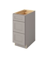 Cooper - 15" Three Drawer Base in Grey 3-CGR-DB15