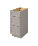 Monaco - 15" Three Drawer Base in Grey 3-MGR-DB15