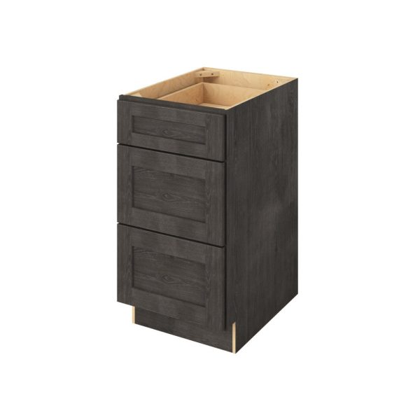 Cooper - 18" Three Drawer Base in Slate 3-CSL-DB18