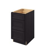 Monaco - 18" Three Drawer Base in Espresso 3-MES-DB18