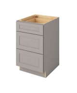 Cooper - 21" Three Drawer Base in Grey 3-CGR-DB21