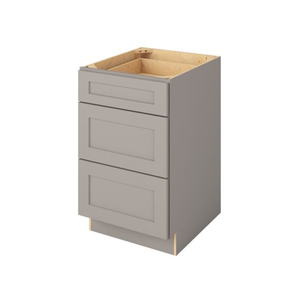 Cooper - 21" Three Drawer Base in Grey 3-CGR-DB21