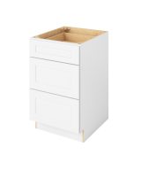 Cooper - 21" Three Drawer Base in White 3-CWH-DB21