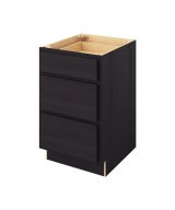 Hudson - 21" Three Drawer Base in Espresso 3-HES-DB21