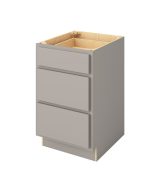 Hudson - 21" Three Drawer Base in Grey 3-HGR-DB21