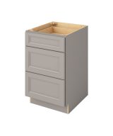 Monaco - 21" Three Drawer Base in Grey 3-MGR-DB21