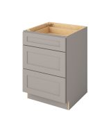 Cooper - 24" Three Drawer Base in Grey 3-CGR-DB24