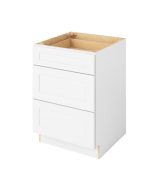 Cooper - 24" Three Drawer Base in White 3-CWH-DB24