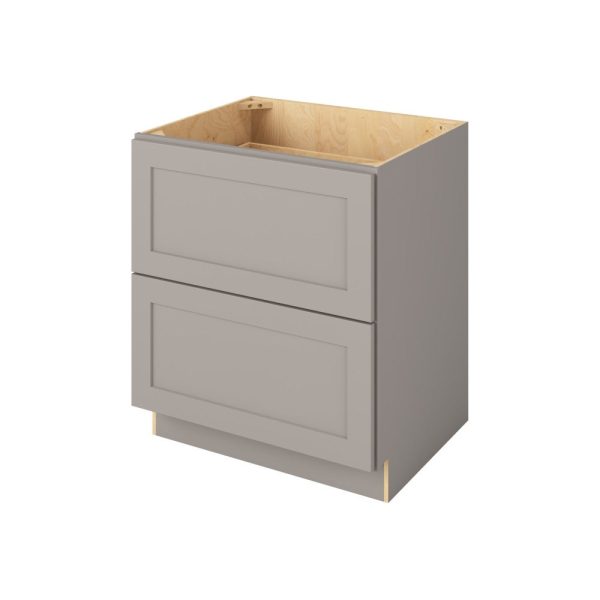 Cooper - 30" Two Drawer Base in Grey 2-CGR-DB30