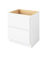 Hudson - 30" Two Drawer Base in White 2-HWH-DB30