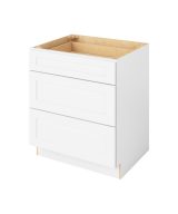 Cooper - 30" Three Drawer Base in White 3-CWH-DB30