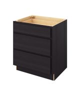 Hudson - 30" Three Drawer Base in Espresso 3-HES-DB30