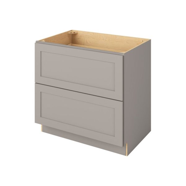 Cooper - 36" Two Drawer Base in Grey 2-CGR-DB36