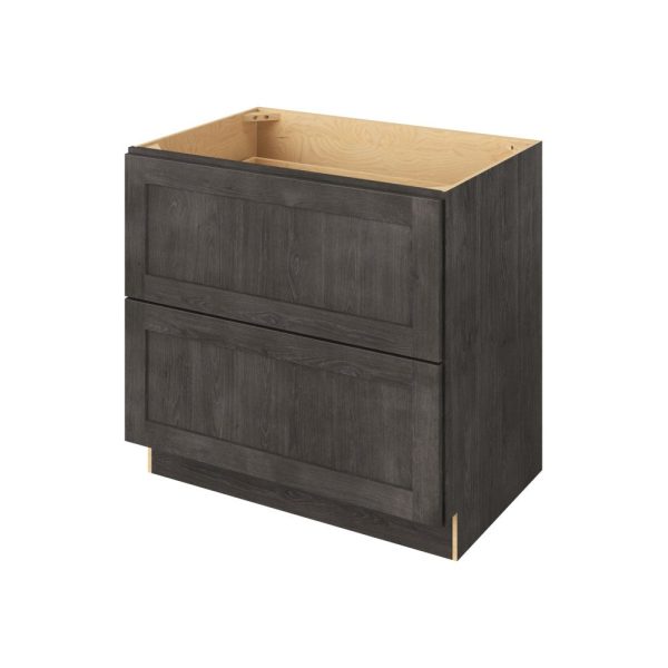 Cooper - 36" Two Drawer Base in Slate 2-CSL-DB36