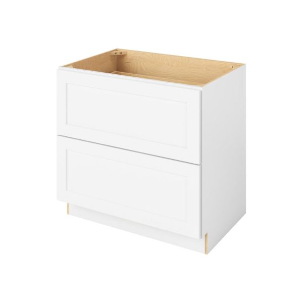 Cooper - 36" Two Drawer Base in White 2-CWH-DB36