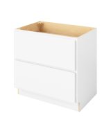 Hudson - 36" Two Drawer Base in White 2-HWH-DB36