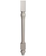 Cooper, Hudson, Monaco - 3-1/2" W x 34-1/2" H x 3-1/2" D Decorative Leg - in Grey PGRY-DECOLEG