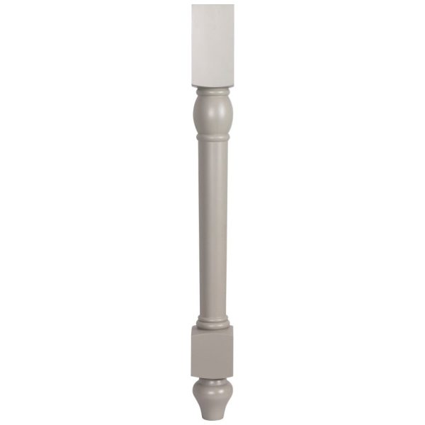 Cooper, Hudson, Monaco - 3-1/2" W x 34-1/2" H x 3-1/2" D Decorative Leg - in Grey PGRY-DECOLEG