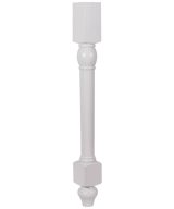 Cooper, Hudson, Monaco - 3-1/2" W x 34-1/2" H x 3-1/2" D Decorative Leg - in White PWH-DECOLEG