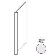 Cooper, Hudson, Monaco - 6" W x 34-1/2" H x 24" D Dishwasher End Panel - in White PWH-DWEP6