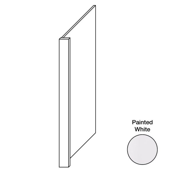 Cooper, Hudson, Monaco - 6" W x 34-1/2" H x 24" D Dishwasher End Panel - in White PWH-DWEP6