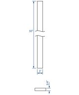 Cooper, Hudson, Monaco - 3" W x 30" H x 3/4" T Filler - in Espresso ESP-F330