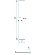 Cooper, Hudson, Monaco - 6" W x 30" H x 3/4" T Filler - in Espresso ESP-F630