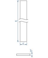 Cooper, Hudson, Monaco - 6" W x 42" H x 3/4" T Filler - in Espresso ESP-F642