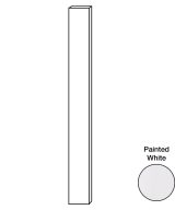 Cooper, Hudson, Monaco - 6" W x 42" H x 3/4" T Filler - in White PWH-F642