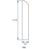 Cooper, Hudson, Monaco - 4-5/8" H 96" L x 3/4" T Furniture Base - in Espresso ESP-FB8