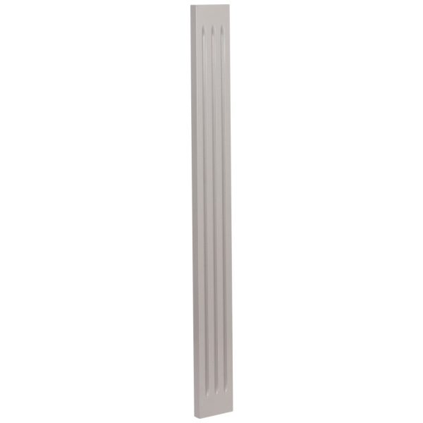 Cooper, Hudson, Monaco - 3" W x 30" H x 3/4" T Fluted Filler - in Grey PGRY-FF330