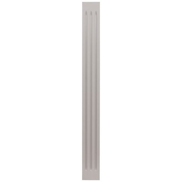 Cooper, Hudson, Monaco - 3" W x 30" H x 3/4" T Fluted Filler - in Grey PGRY-FF330