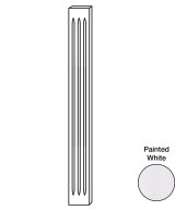 Cooper, Hudson, Monaco - 3" W x 36" H x 3/4" T Fluted Filler - in White PWH-FF336