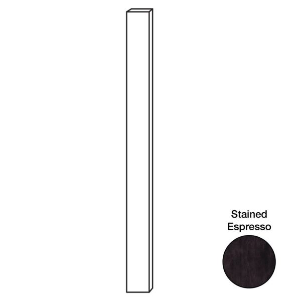 Cooper, Hudson, Monaco - 2-1/2" W x 29-1/2" H x 3/4" T Filler Overlay - in Espresso ESP-FO330