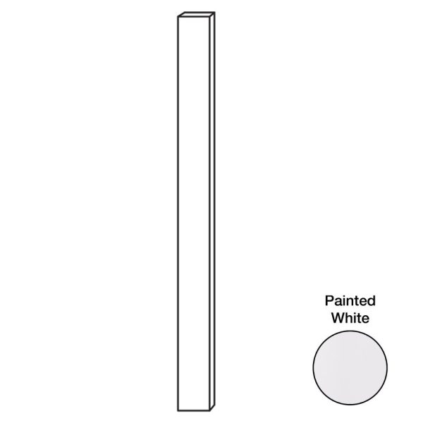 Cooper, Hudson, Monaco - 2-1/2" W x 35-1/2" H x 3/4" T Filler Overlay - in White PWH-FO336