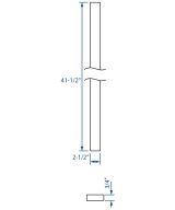 Cooper, Hudson, Monaco - 2-1/2" W x 41-1/2" H x 3/4" T Filler Overlay - in Espresso ESP-FO342