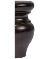 Cooper, Hudson, Monaco - 3-1/4" W x 4-1/2" H x 1-5/8" D Half Bun - split vertically - in Espresso ESP-HBUNFOOT