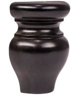 Cooper, Hudson, Monaco - 3-1/4" W x 4-1/2" H x 1-5/8" D Half Bun - split vertically - in Espresso ESP-HBUNFOOT