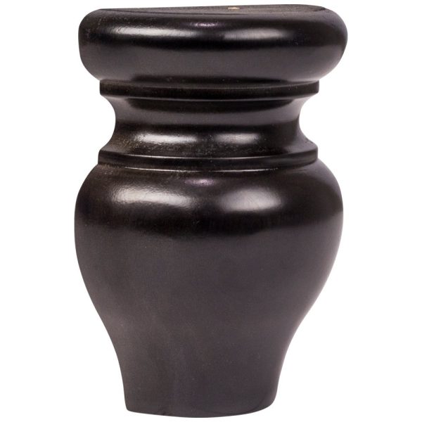 Cooper, Hudson, Monaco - 3-1/4" W x 4-1/2" H x 1-5/8" D Half Bun - split vertically - in Espresso ESP-HBUNFOOT