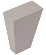 Cooper, Hudson, Monaco - 3-1/4" W x 4-1/2" H x 1-5/8" D Half Tapered Foot - split vertically - in Grey PGRY-HTFOOT