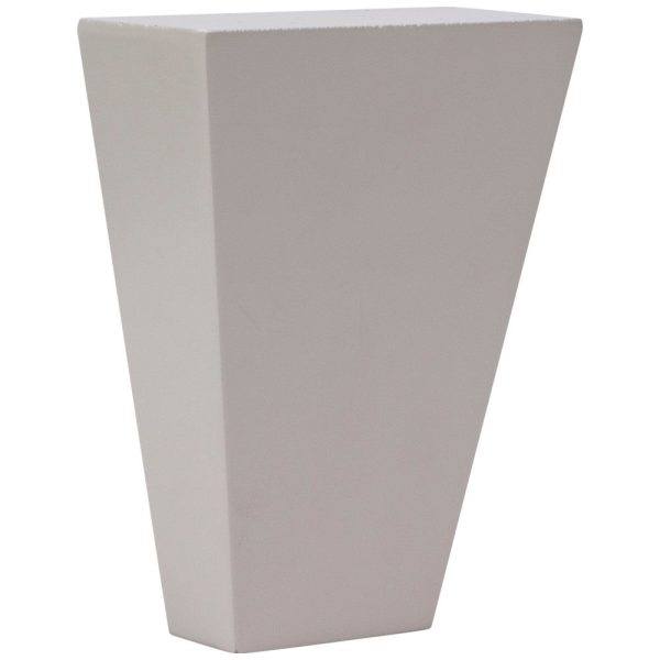 Cooper, Hudson, Monaco - 3-1/4" W x 4-1/2" H x 1-5/8" D Half Tapered Foot - split vertically - in Grey PGRY-HTFOOT