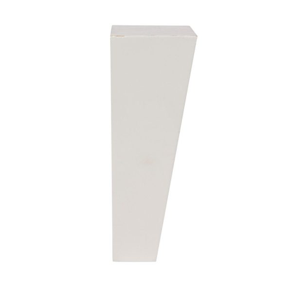 Cooper, Hudson, Monaco - 3-1/4" W x 4-1/2" H x 1-5/8" D Half Tapered Foot - split vertically - in White PWH-HTFOOT